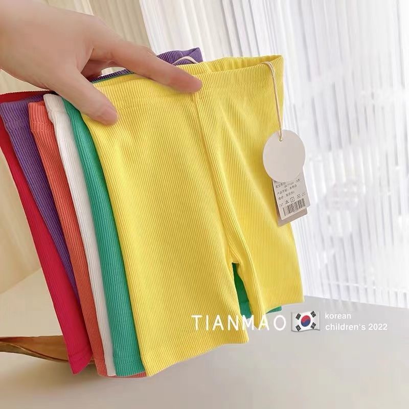 [Babycat Hàng Có Sẵn Bán Chạy Quần Đùi Ôm Dáng Phong Cách Nhật Hàn Nhật Bản Màu Sắc Kẹo Ngọt Thời Trang Mùa Hè Dành Cho Bé Trai Và Bé Gái