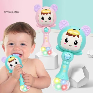 Đồ chơi cầm tay có đèn LED phát sáng và âm nhạc cho bé trai