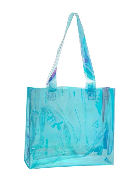 T1⚡️Túi xách nữ nhựa PVC cá tính thời thượng bóng màu Hologram- ảnh thật cuối