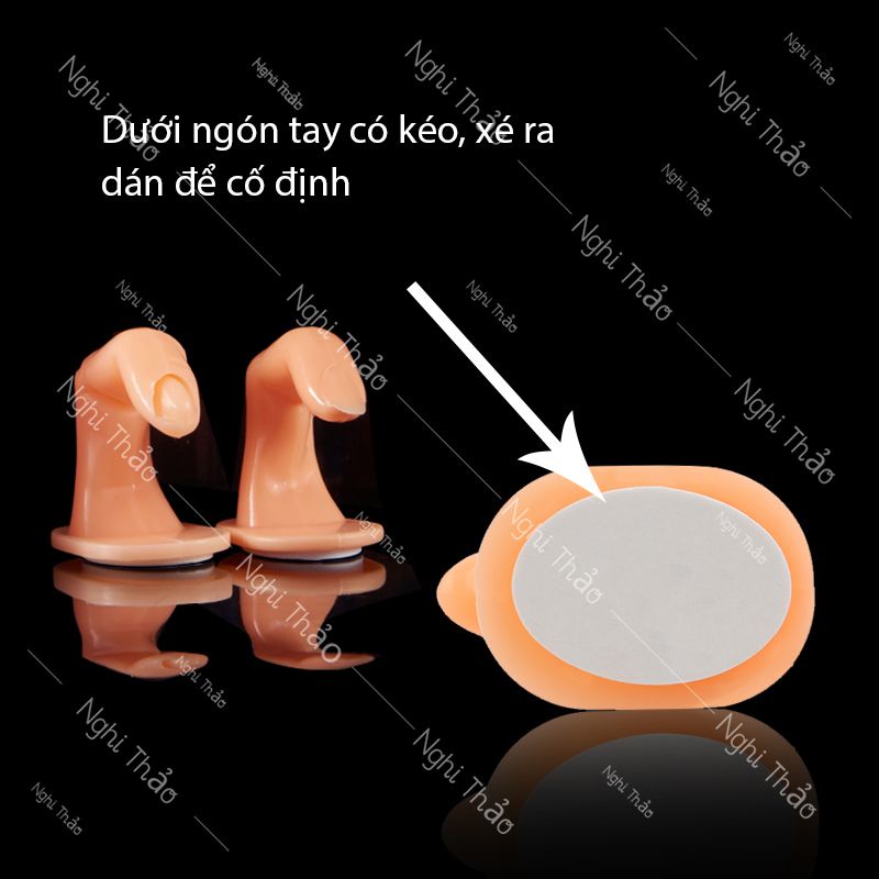 Ngón tay giả học nail