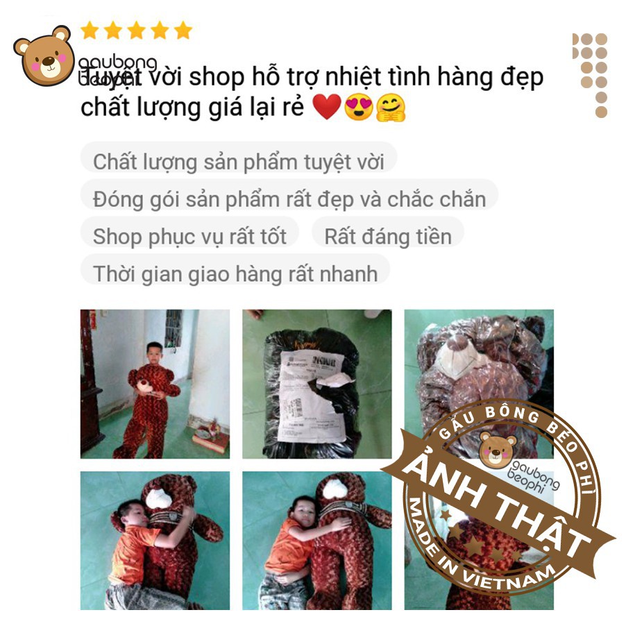 Gấu teddy áo len khổ vải 1m2 shop gấu bông béo phì