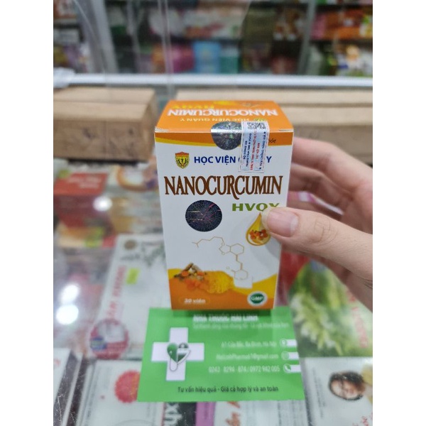 [CHÍNH HÃNG] Viên Uống NANO CURCUMIN - HỌC VIỆN QUÂN Y