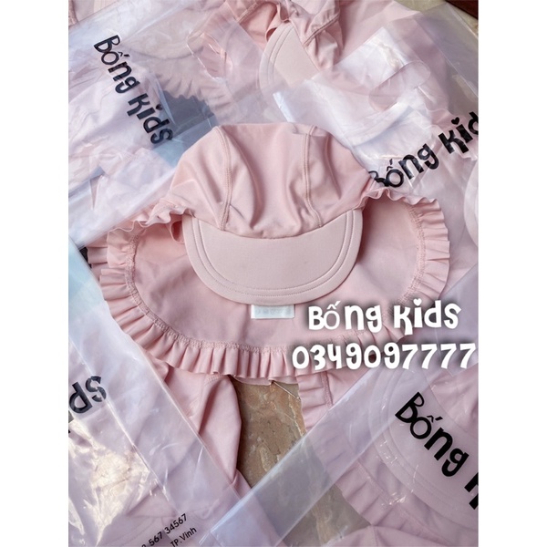 Mũ Chống Nắng Bé Gái Tán Rộng Hồng HaM