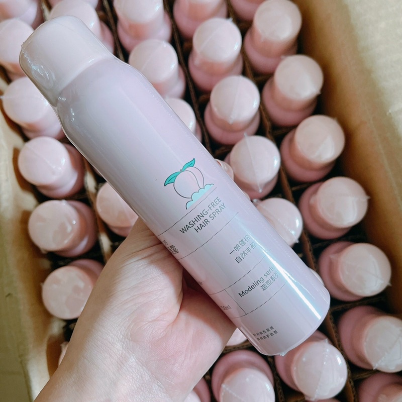 Xịt gội khô hương đào thơm dịu, không bết tóc, chai 150ml