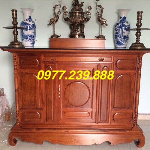 tủ thờ gỗ hương đá 175cm