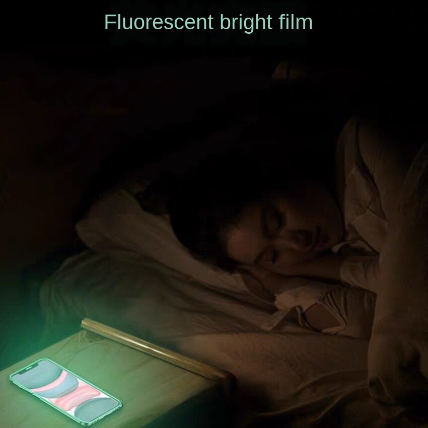 Kính cường lực phát sáng bảo vệ màn hình thích hợp cho iPhone15promax 14plus 12 Pro Max 6 7 8plus X XSmax XR 11 Pro iPhone 13 Pro