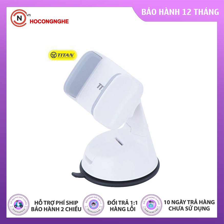 CHÍNH HÃNG Giá Để Điện Thoại Kẹp Ôtô TITAN- AC01 chính hãng- Đế xoay 360 {BẢO HÀNH ĐỔI MỚI}