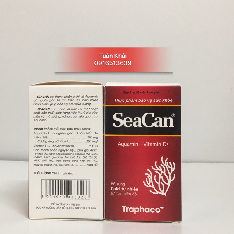 Canxi tảo đỏ - SeaCan của Traphaco