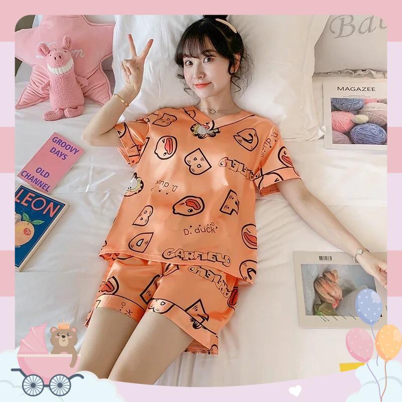 4️⃣ ☘️    Pyjama/đồ mặc nhà lụa poly xinh xắn