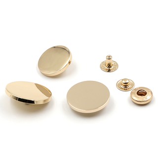 Áo khoác giả da phối nút kim loại cho nam