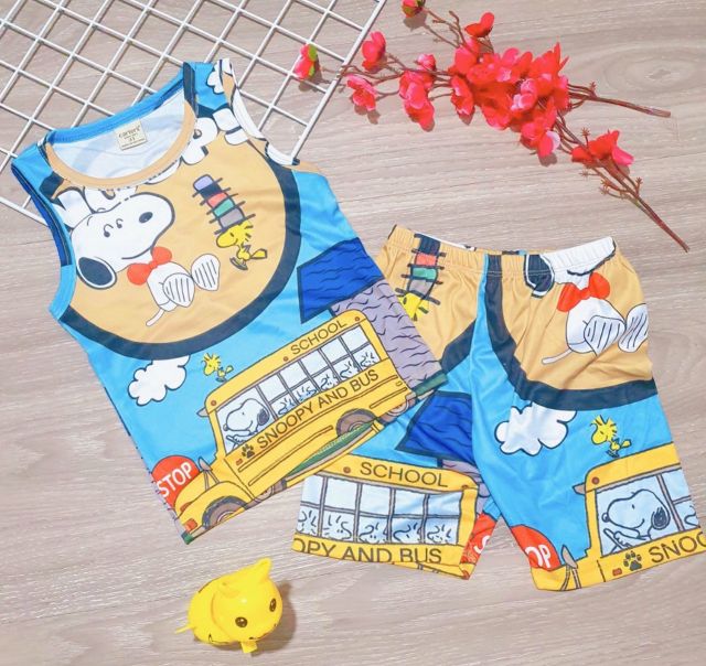 24_36kg Bộ thun lạnh 3D màu hồng, màu xanh cho bé gái ảnh thật, video KHĂN RẰN SHOP