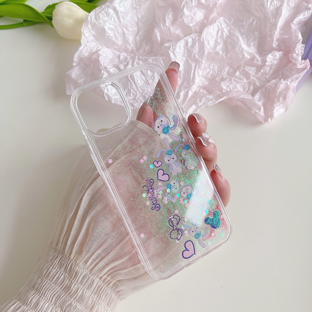 Ốp Điện Thoại Dẻo Màu Trong Suốt Họa Tiết Ngôi Sao Lấp Lánh Cho IPhone 13 Pro MAX 12 11 Pro MAX XS MAX XR X 7+8 Plus