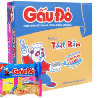 MÌ GẤU ĐỎ THÙNG 30 GÓI