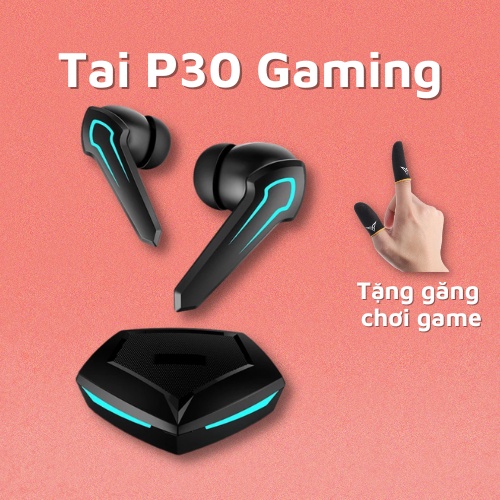 Tai nghe Gaming P30 Bluetooth 5.0 Không dây có mic với độ trễ cực thấp. Pin 4 tiếng