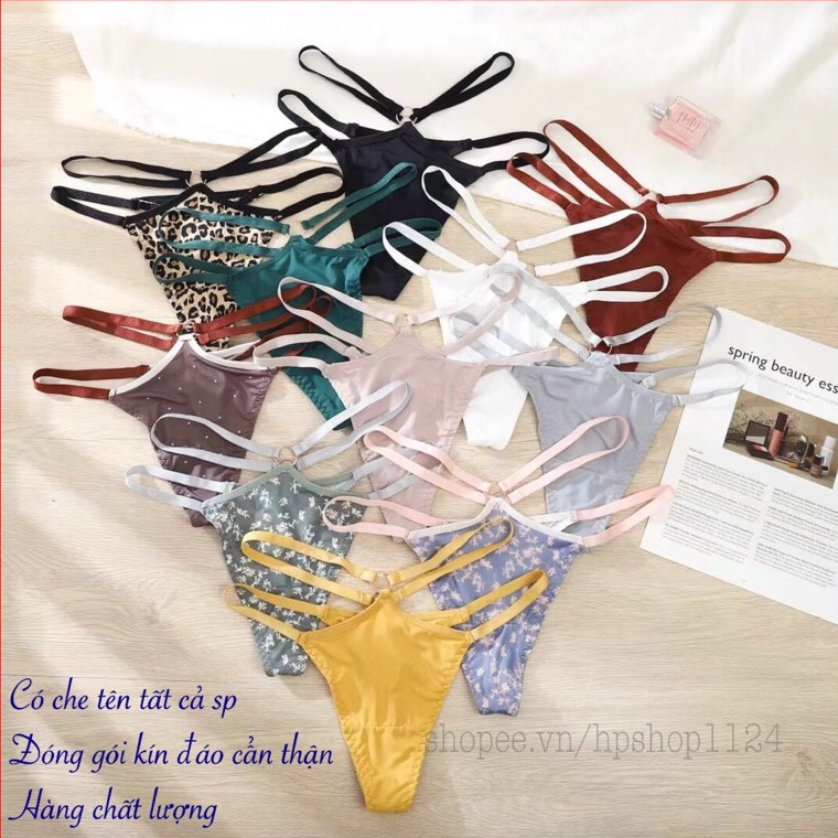 Quần lót lọt khe su chữ V dây sườn sexy gợi cảm nhiều màu đẹp 839