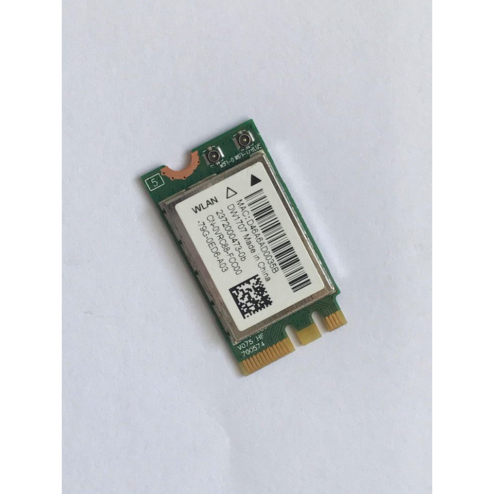 Card Wifi Laptop M.2 NGFF DW1707