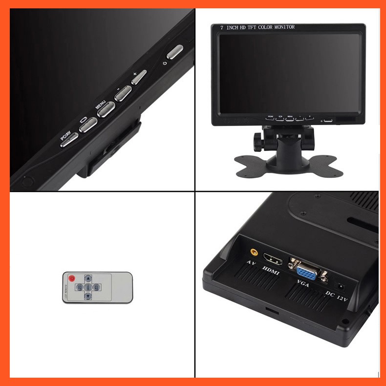 Màn Hình LCD 7 Inch HDMI VGA - LCD 7 inch 2021. | BigBuy360 - bigbuy360.vn