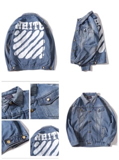 Jacket Jean White