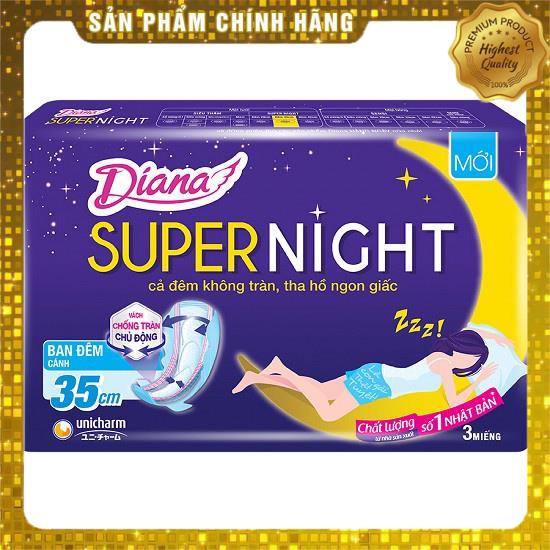 Băng vệ sinh Diana super night bạn đêm 35 cm