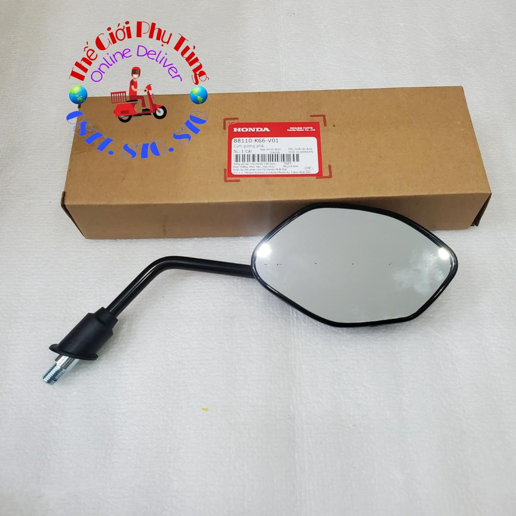 Kính hậu, Kiếng hậu AB 125 2016-2020 zin Honda VN - 88120-K66-V01/ 88110-K66-V01