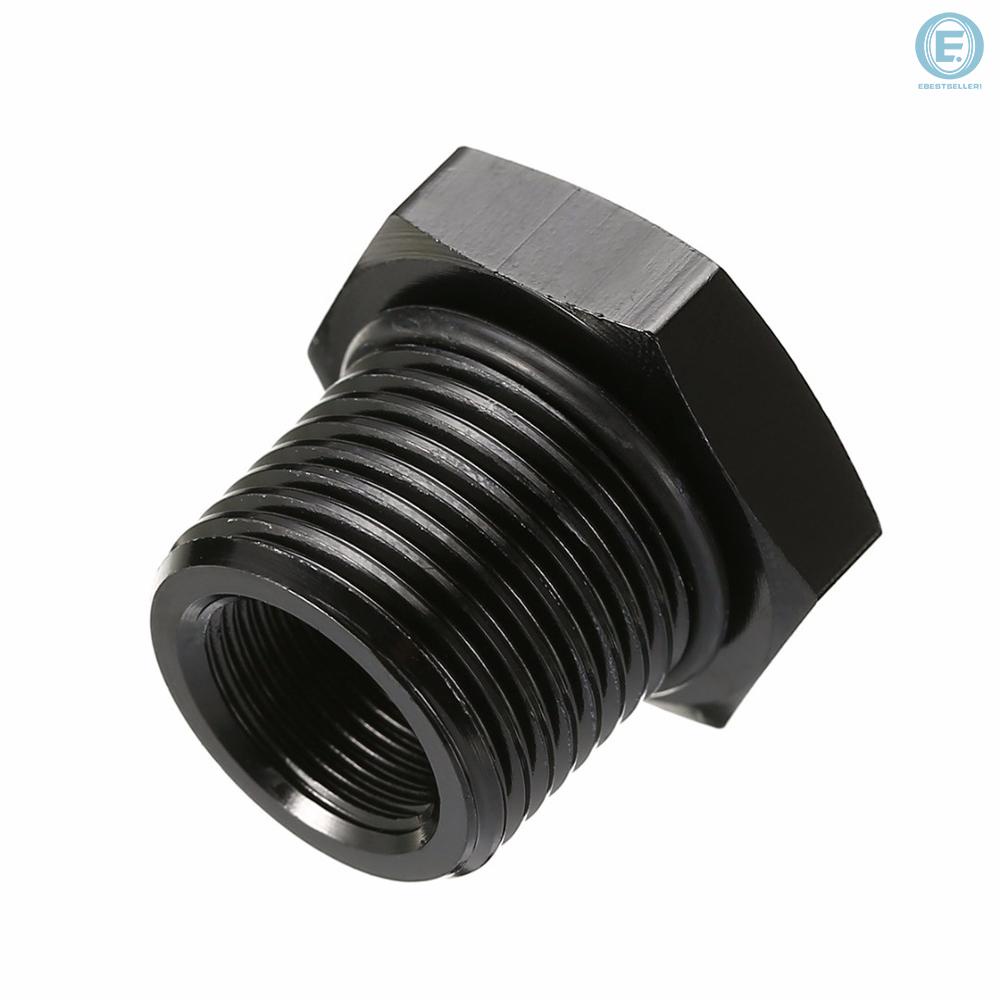 Ready in stock Car Oil Filter Black Anodized Aluminum Threaded Adapter 1/2-28 to 3/4-16 Auto Accessories