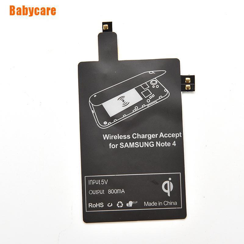 Bộ Sạc Không Dây Qi Cho Samsung Galaxy S3 S4 S5 Note 2 3 4