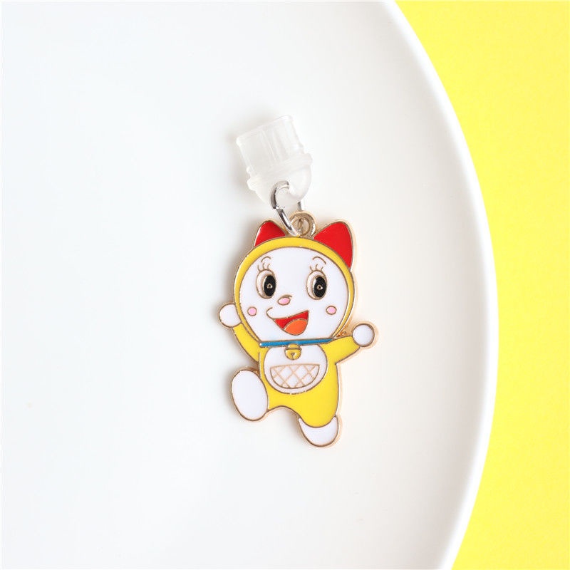 Nút Bịt Cổng Sạc Điện Thoại Chống Bụi Hình Doraemon Thông Dụng Cho Điện Thoại Di Động