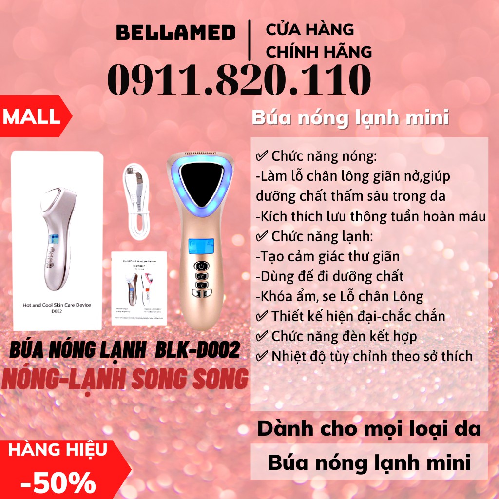 Búa nóng lạnh mini có tích điện BLK-D002