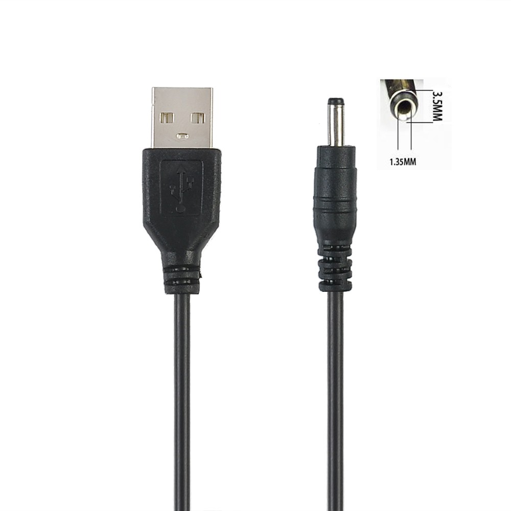 【COD】Dây cáp kết nối USB A Male sang 2.0 2.5 3.5 4.0 5.5mm 5V DC