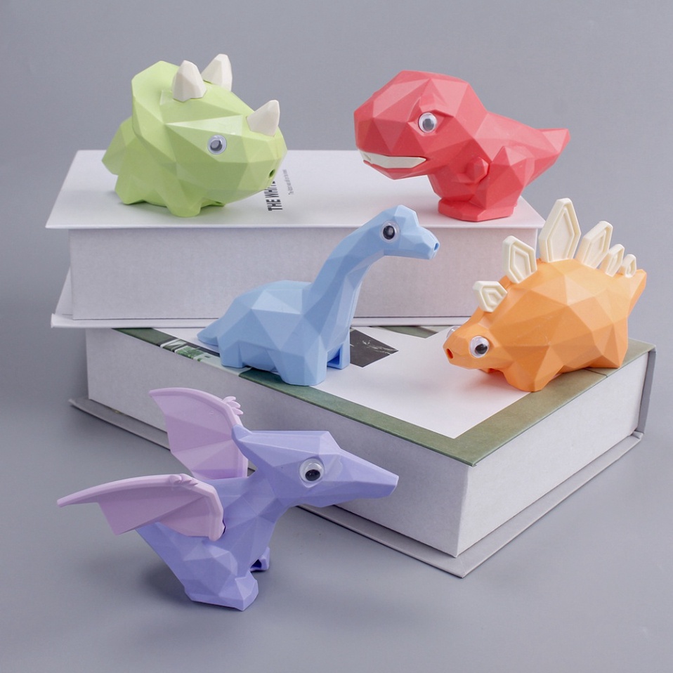 trang trí bánh sinh nhật [FREESHIP❤️] bộ 5 khủng long hoạt hình