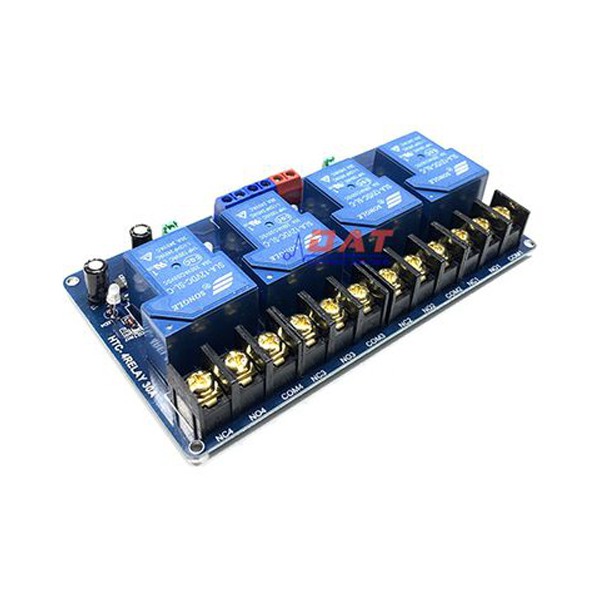 Module 4 Relay 30A - 12V Kích High/Low HTC