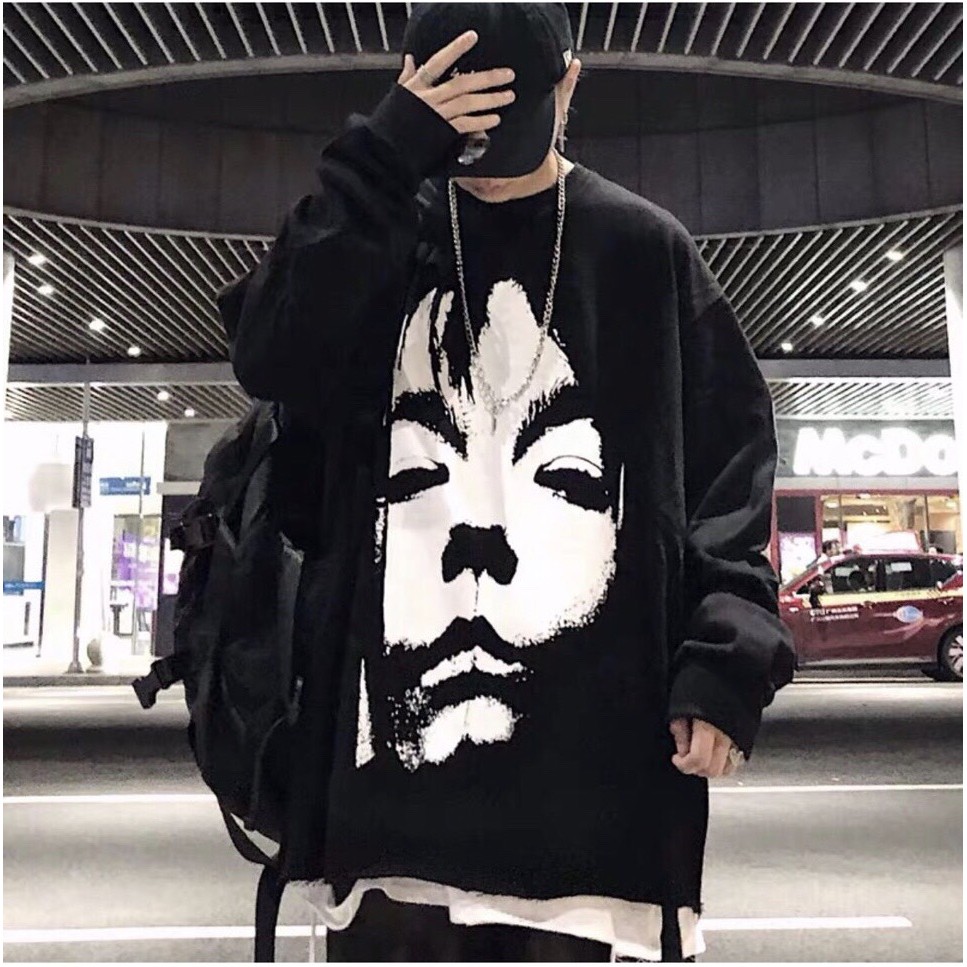Áo Sweater MẶT NGẦU Ulzzang Unisex 1hitshop
