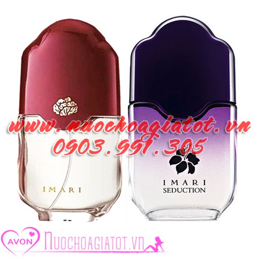 FREE SHIP CHÍNH HÃNG COMBO 2 CHAI NƯỚC HOA NỮ AVON IMARI SEDUCTION 50ML