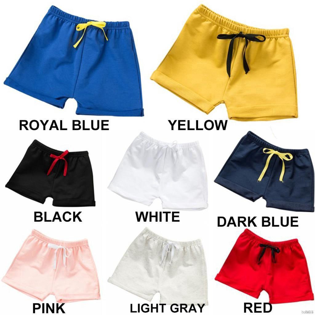 Quần Short Cotton Lưng Thun Rút Dây Cho Bé