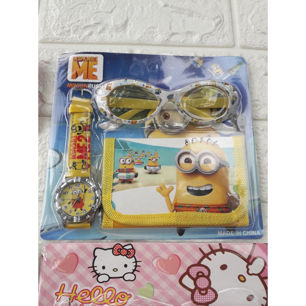Set 3 món đồng hồ + kính + ví cho bé | BigBuy360 - bigbuy360.vn