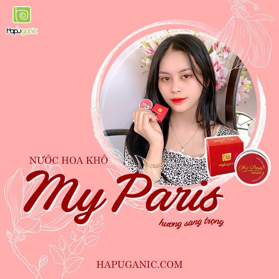 Nước Hoa Khô HaPuganic - Nước Hoa Sáp Bỏ Túi 3 Mùi Thơm Nhất | Thế Giới Skin Care