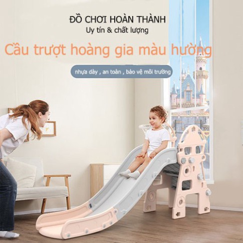 Cầu trượt trẻ em trong gia đình đa chức năng dài 181 cm