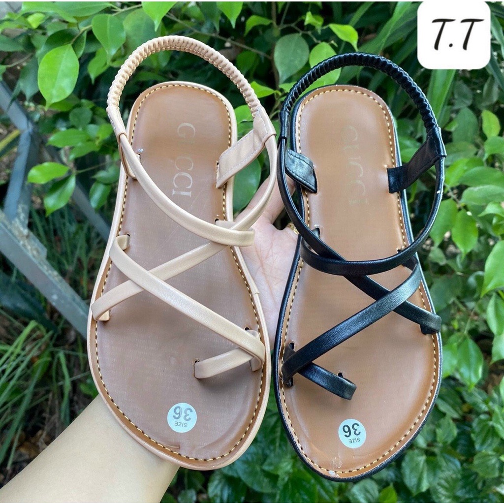 Sandal nữ/ dép quai hậu học sinh, dép quai hậu nữ  thiết kế thời trang tinh tế, chất da mềm cực êm chân giá rẻ