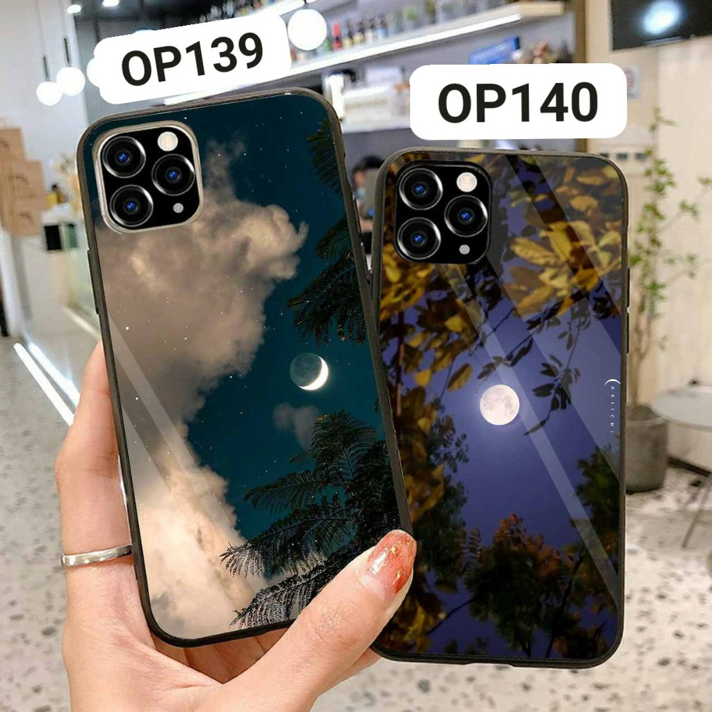 Ốp Lưng Kính Bóng 13ProMax 12ProMax 11ProMax XSMAX X XS 7Plus FUKISHOP