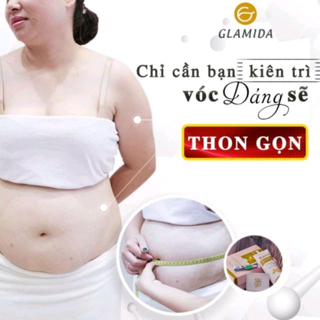 (sale lỗ) kem tan mỡ glamida mẫu mới 2019