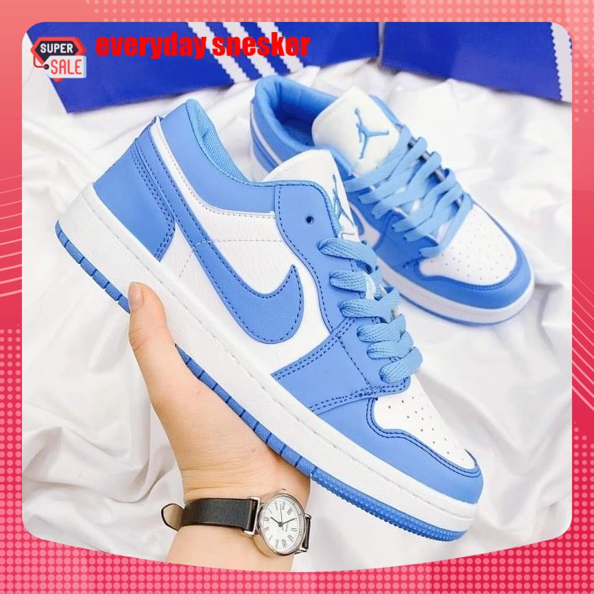 Giày Xanh Dương Full Box + bill Tặng Dây, Giày thể thao Xanh da trời Cổ Thấp cao cấp nam nữ hot 2022