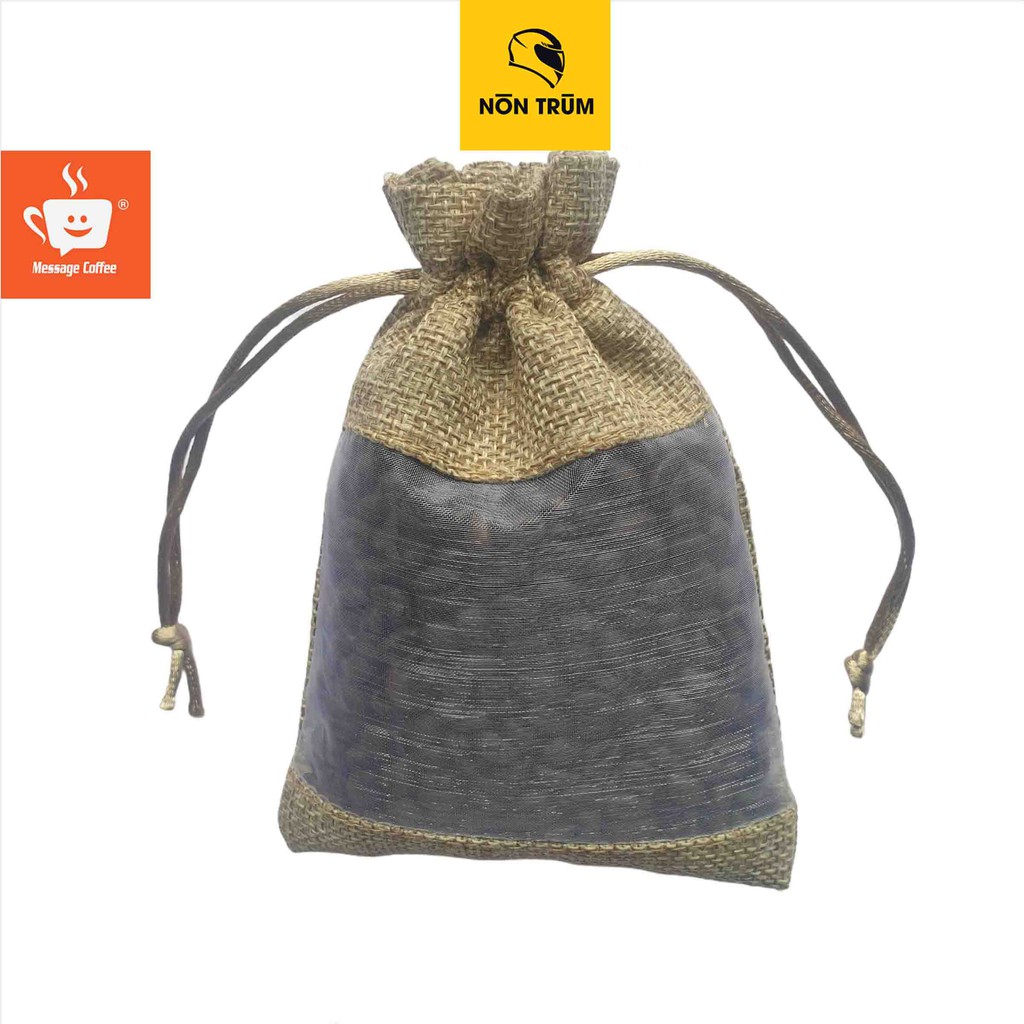 Túi thơm cà phê nguyên chất Message coffee khử mùi và làm thơm oto, tủ lạnh, tủ quần áo