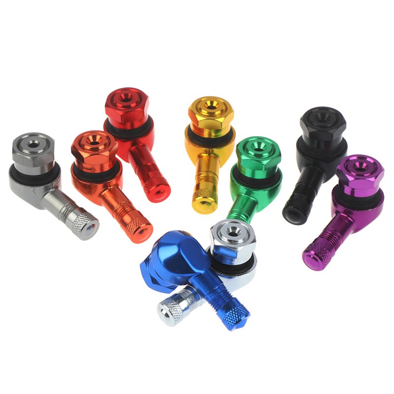 Bộ 2 Van Lốp Xe Máy CNC Góc 90 Độ