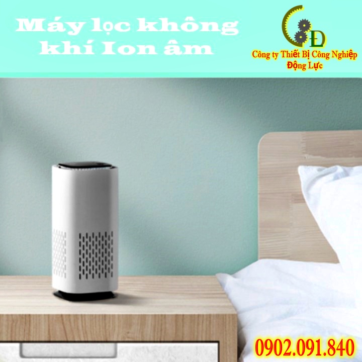 Máy lọc không khí ô tô, xe hơi mini khử mùi hôi, diệt vi khuẩn bằng ion âm, lọc bỏ bụi mịn bảo hành chính hãng giá tốt