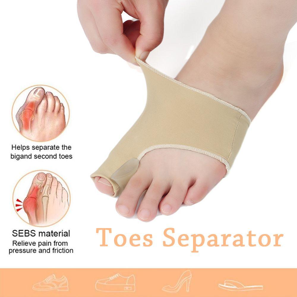 ☆Hoa Hồng☆ 1 Cặp Đai Điều Chỉnh Xương Ngón Chân Cái Giảm Đau