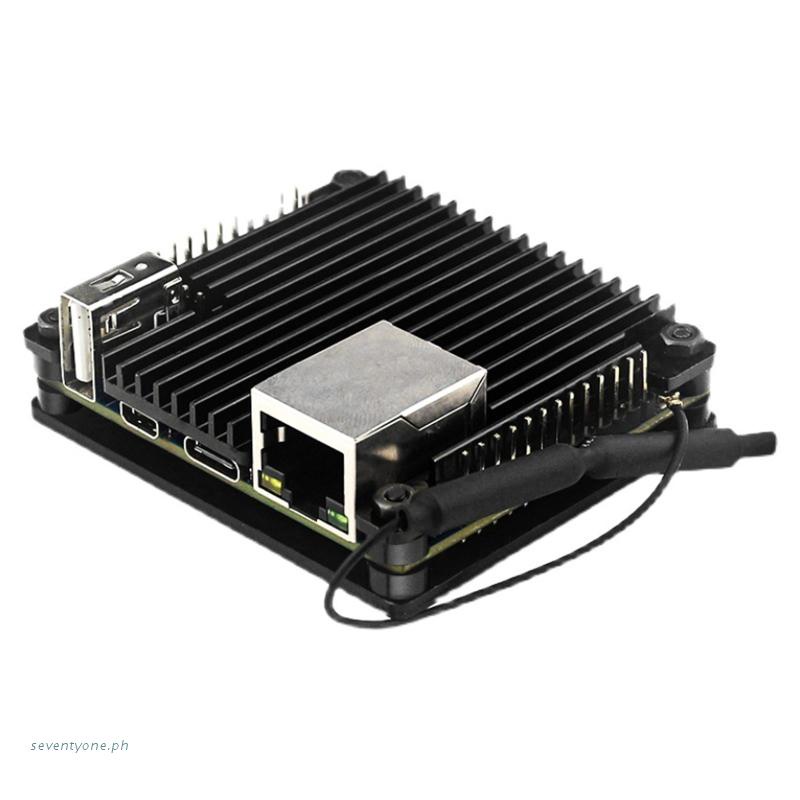 Hộp Bảo Vệ Màu Đen Bằng Nhôm Kèm Bộ Tản Nhiệt Cho Orange Pi Zero 2