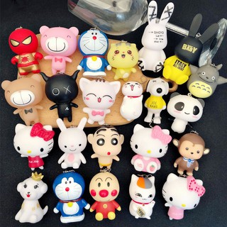 Móc khóa hoạt hình nhiều mẫu giá rẻ nhất chất liệu nhựa cao cấp