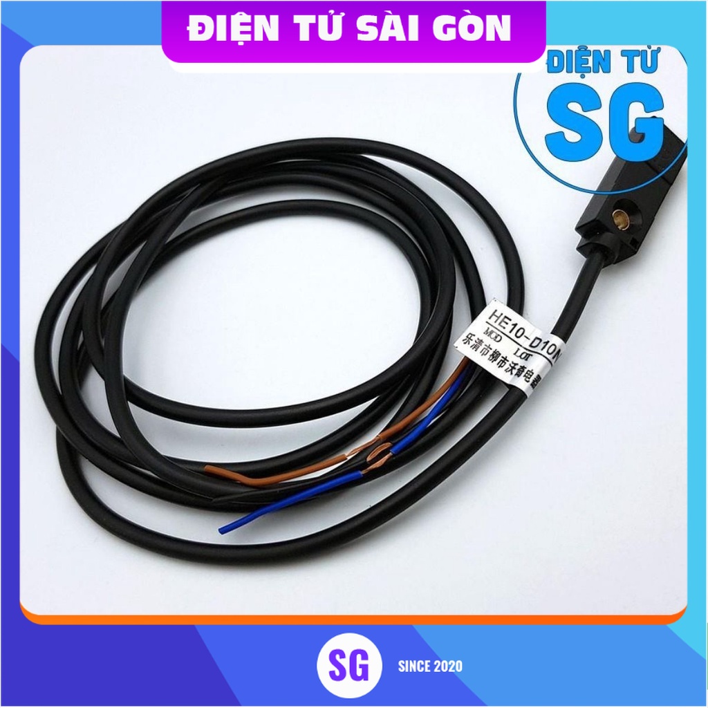 Cảm biến phát hiện nam châm, từ trường HE10-D10NK NPN - TXNH