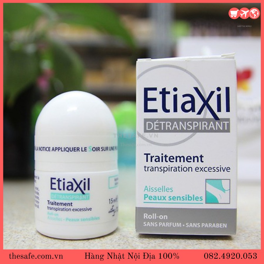 Lăn nách Etiaxil Khử Mùi Ngăn Mồ Hôi Hiệu Quả 15ml