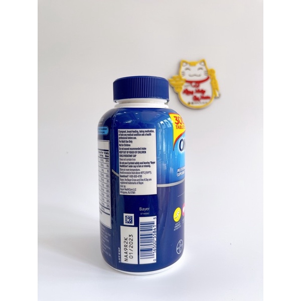 Viên uống One A Day Men'S Multivitamin Health Formula, 300 Viên, Mẫu Mới | Thế Giới Skin Care